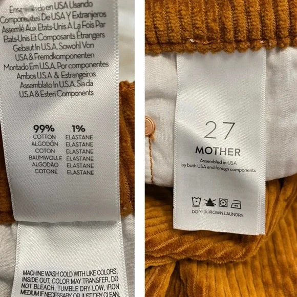 NWT💕MOTHER High Waisted Study Hover Deep In The Valley Size 27 - Picture 14 of 15